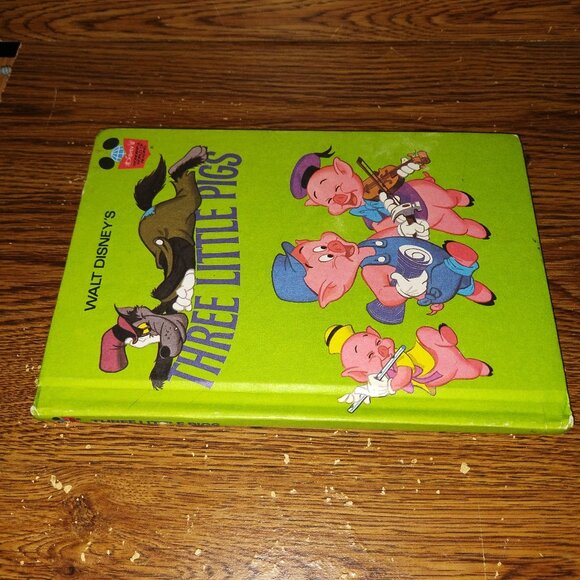 Walt Disney's Three Little Pigs (Disney's Wonderful World of Reading, 1972) Book - Picture 3 of 4